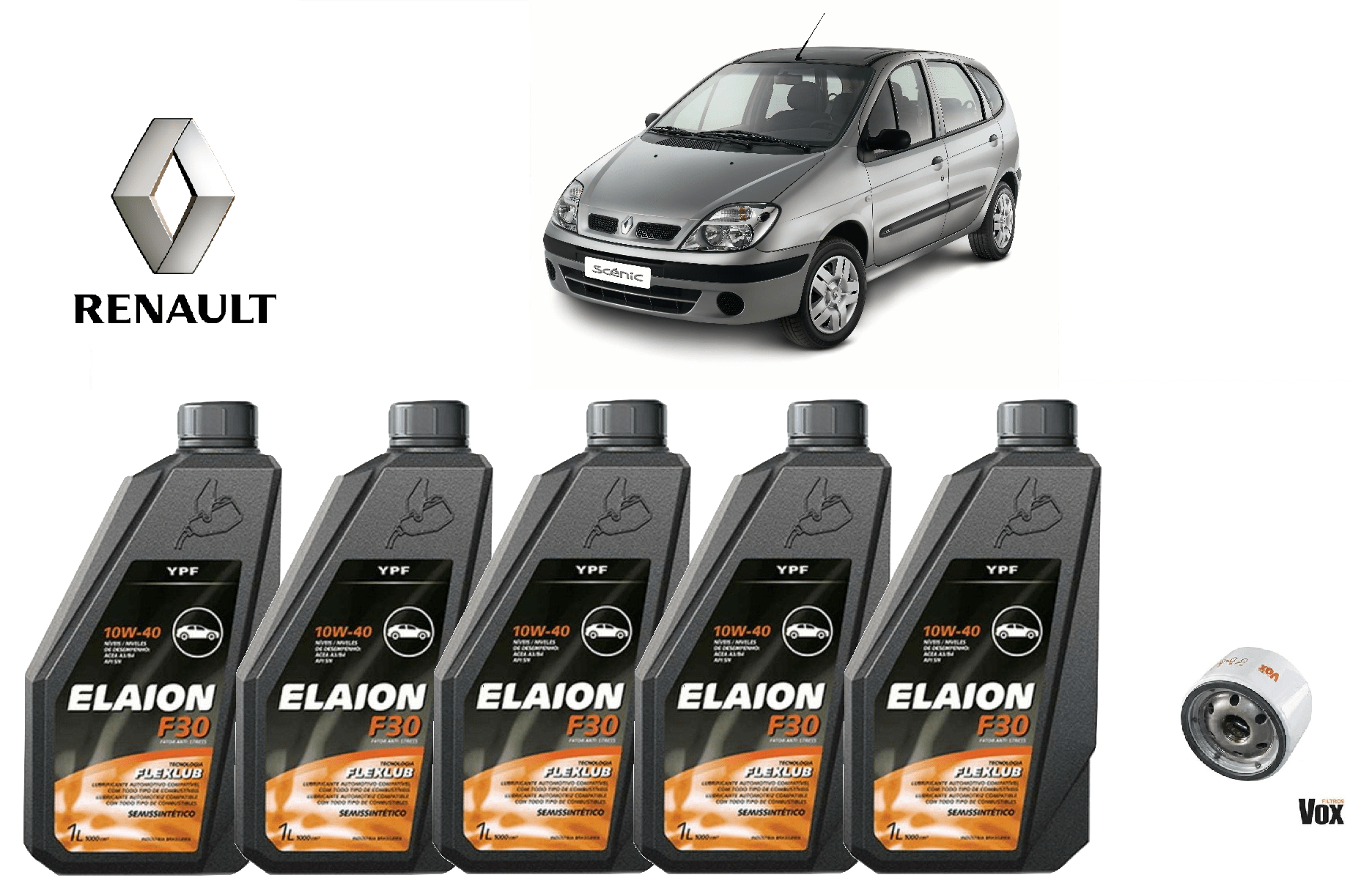 Kit Troca De Leo W Elaion Renault V Clio Duster Oroch Kangoo