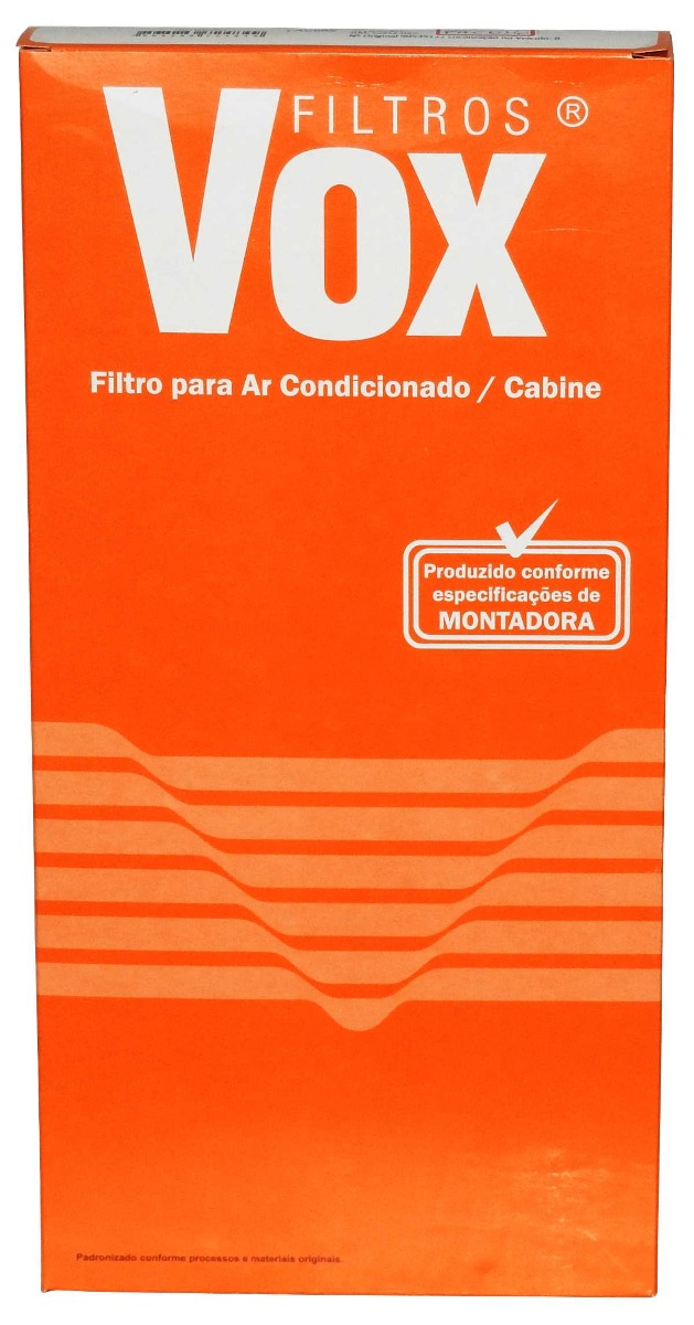 FILTRO DE CABINE VOX FAC003 ACP003 AGILE ASTRA CALIBRA CELTA CLASSIC CORSA