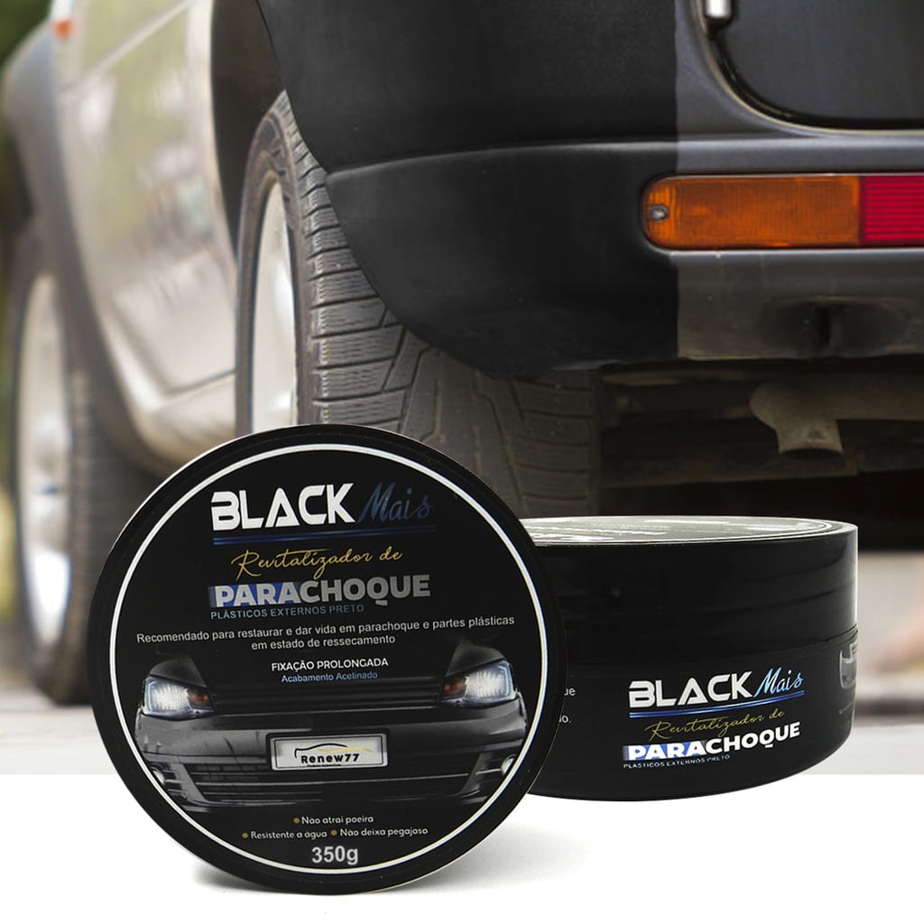 Black Mais Revitalizador De Parachoque Preto 350g
