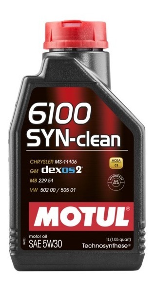ÓLEO MOTUL 6100 SYN-CLEAN DEXOS 2 5W30 1L