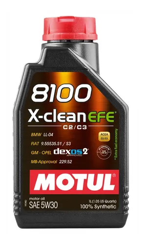 OLEO MOTUL 8100 X-CLEAN EFE DEXOS2 5W30 