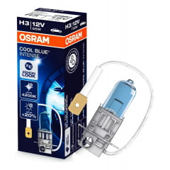 LAMPADA FAROL H3 12/55W OSRAM COOL BLUE INTENSE