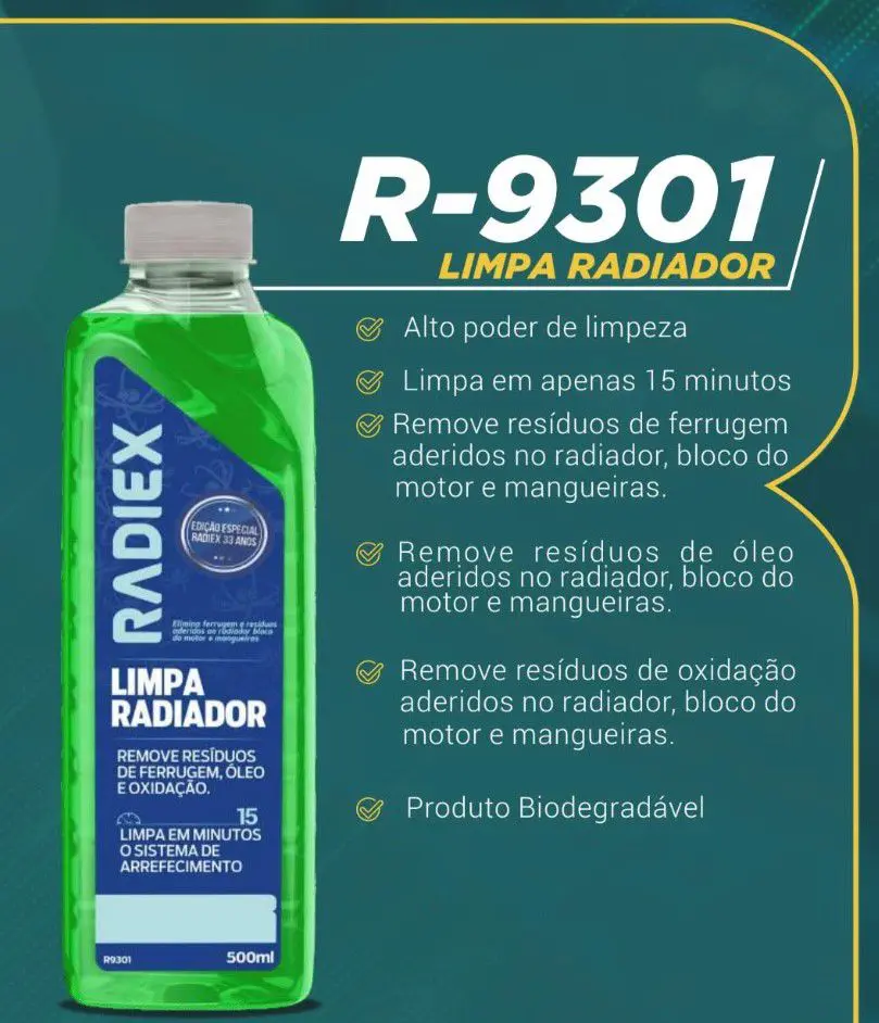 LIMPA RADIADOR RADIEX R 9301 500ML